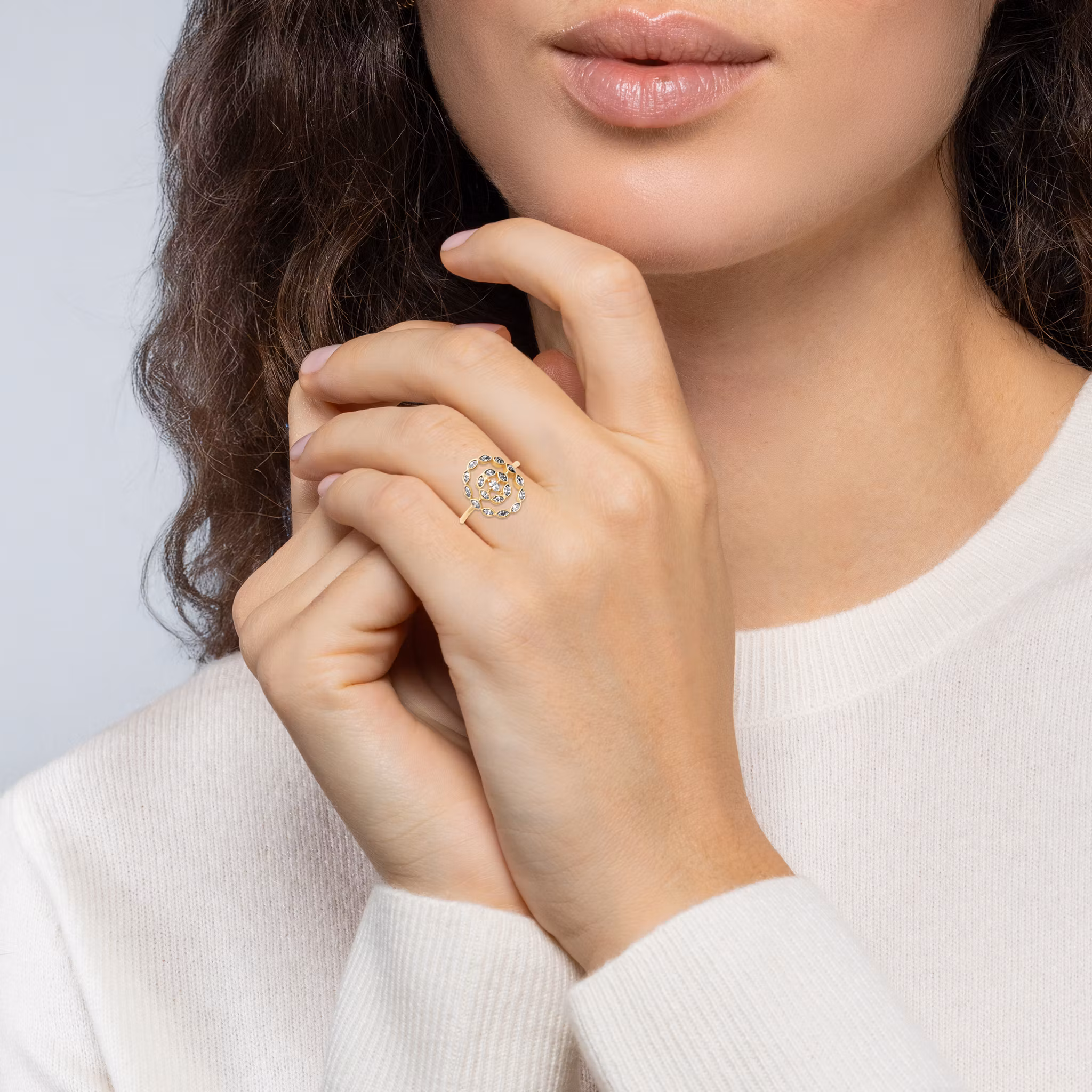 Hermine Grand Ring Gold