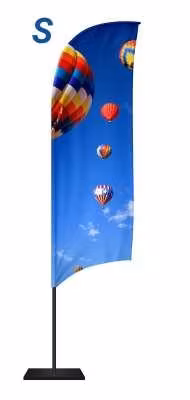 - Reklamflagga modell -  S - finns i 4 storlekar