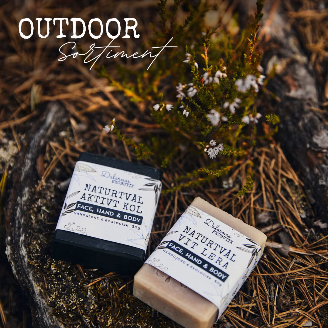 Naturtvål Aktivt kol eller Vit lera