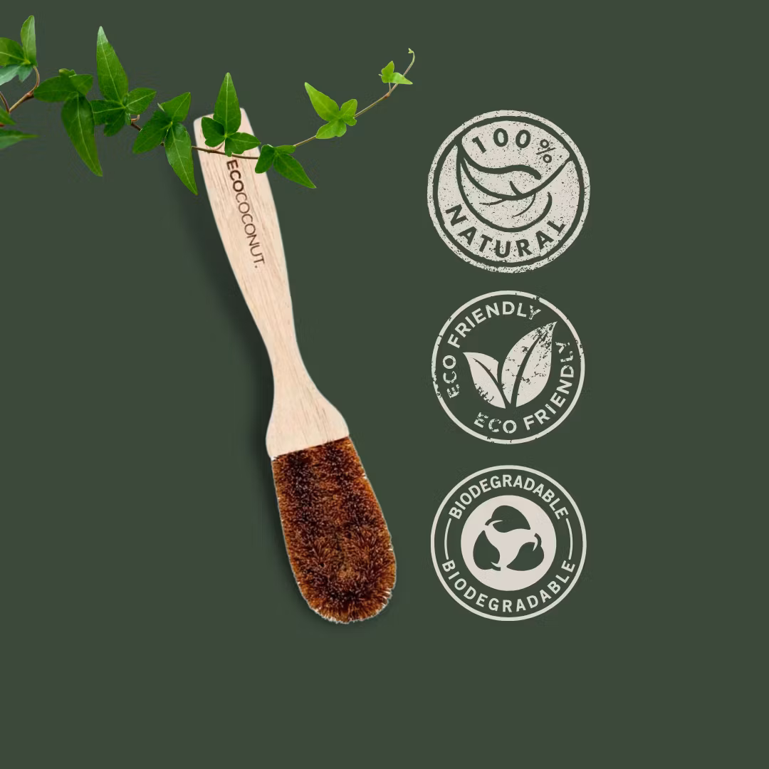 đ„„ ECO-Coconut Diskborste â Naturlig rengöring utan plast