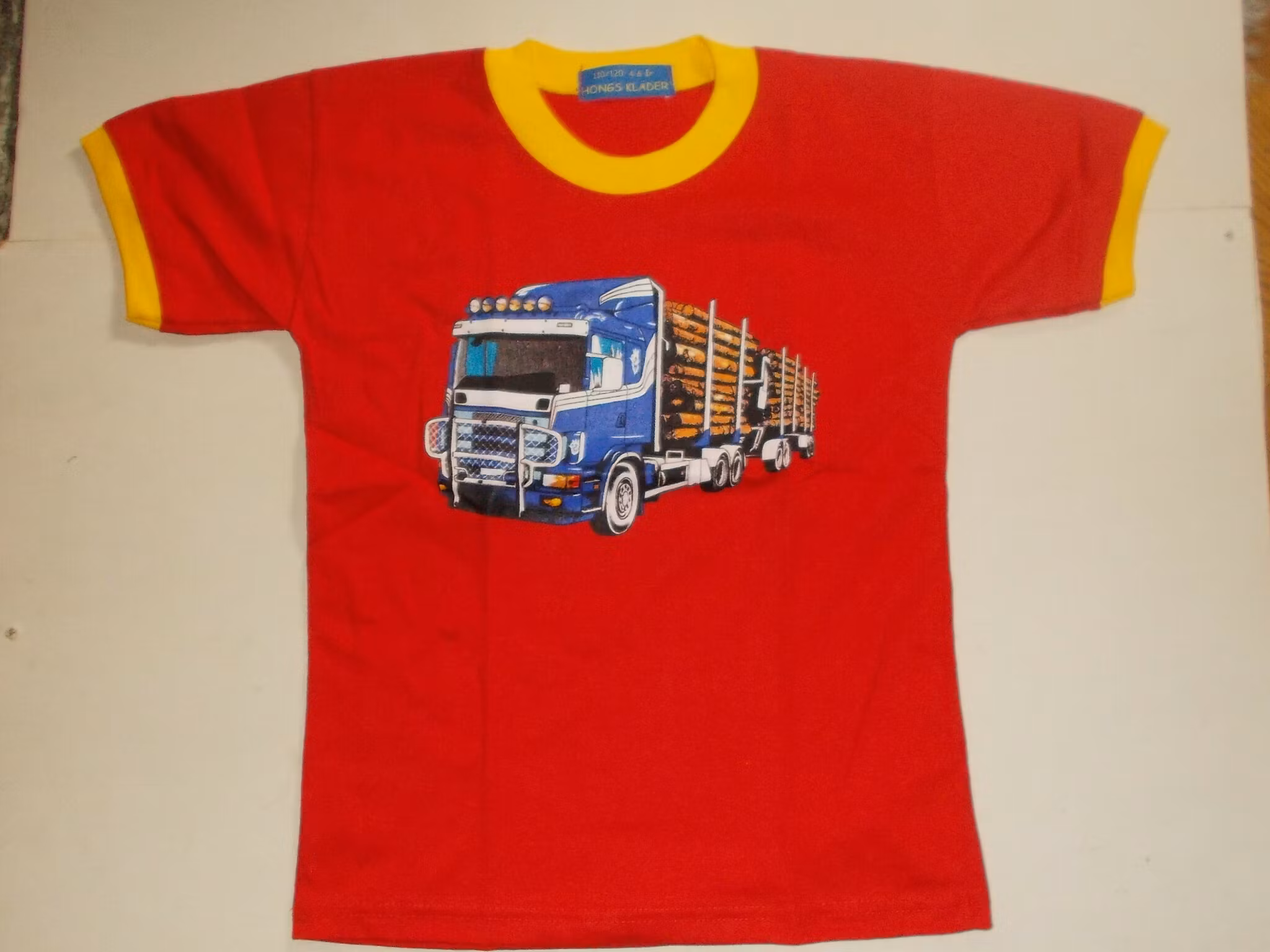 Timmerbil T-shirt 2-4 år