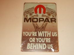 Plåtskylt Mopar