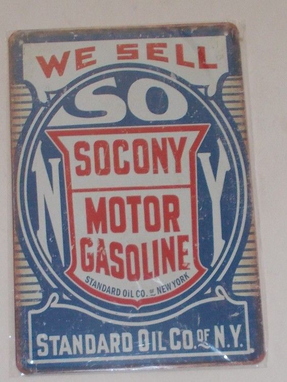 Plåtskylt Standard oil