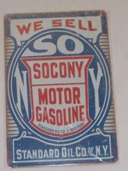 Plåtskylt Standard oil