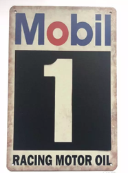 Plåtskylt Mobil 1