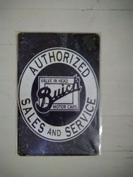Plåtskylt Buick