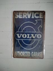 Plåtskylt Volvo service