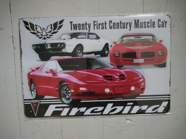 Plåtskylt Firebird