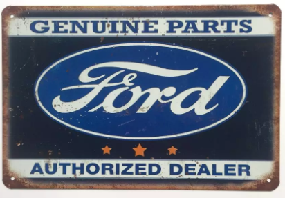 Plåtskylt Ford