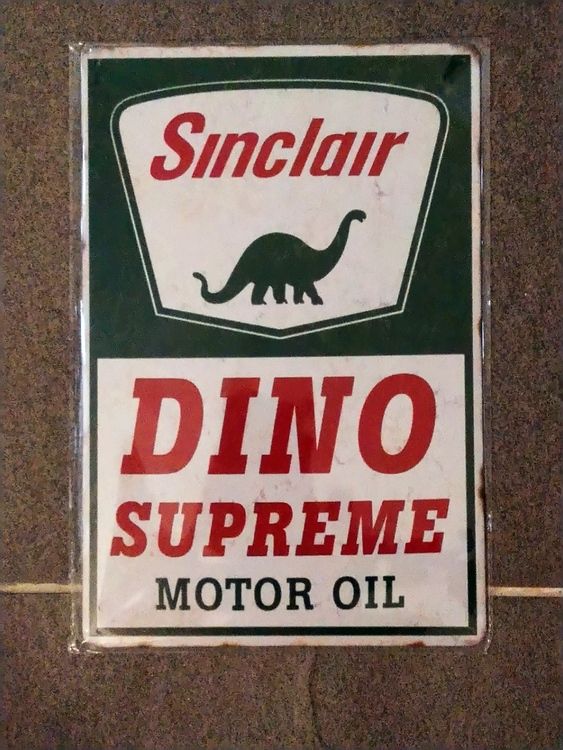 Plåtskylt Sinclair