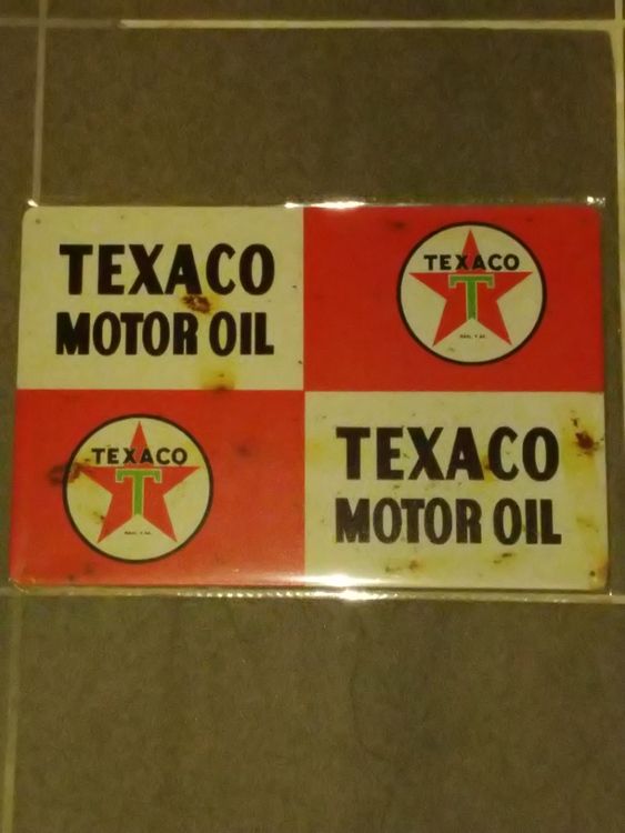 Plåtskylt TEXACO