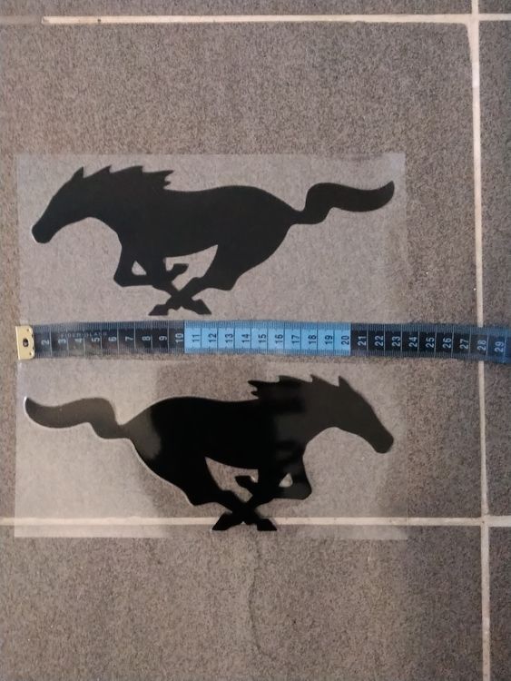 Dekaler Mustang höger vänster