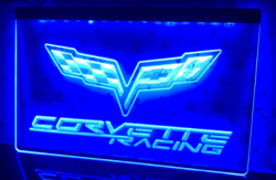 Led skylt Corvette Multi color 6 färger