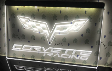 Led skylt Corvette Multi color 6 färger