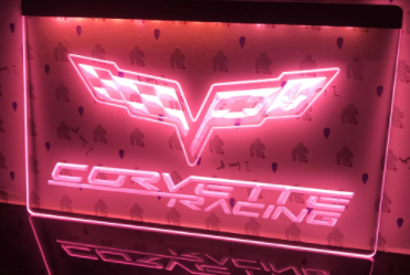 Led skylt Corvette Multi color 6 färger