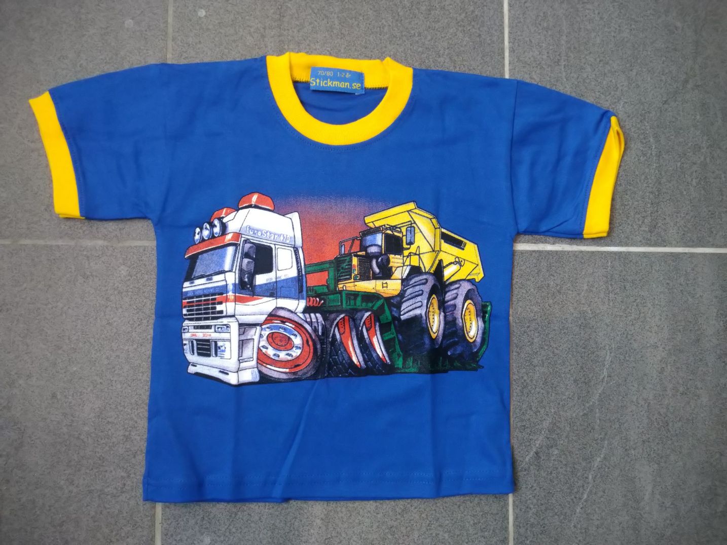 Trailer T-shirt 1-2 år