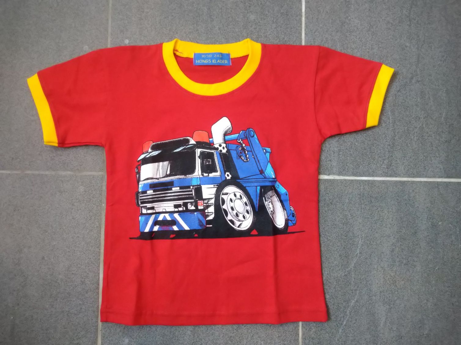 Containerbil T-shirt 2-4 år