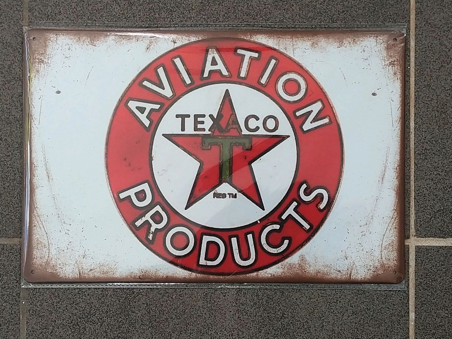 Plåtskylt TEXACO