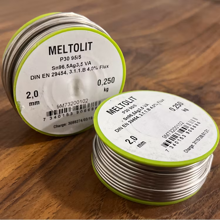 Mjuklod med fluss i rulle- bäst för rostfritt