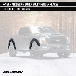 Fender Flares Air Design Super Bolt 2021-2024 Ford F-150