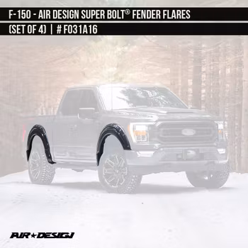 Fender Flares Air Design Super Bolt 2021-2024 Ford F-150