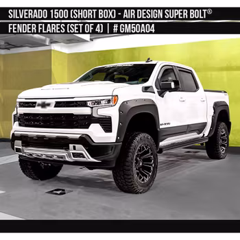 Fender Flares Air Design Super Bolt Chevy Silverado 1500 22-24