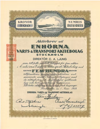 Enhörnan Varfs- & Transport AB