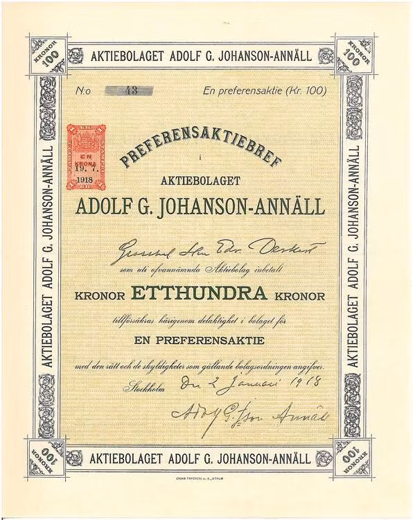 Adolf G. Johansson-Anhäll AB