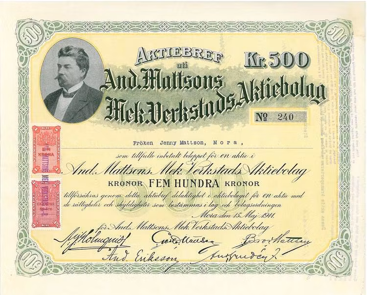 And. Mattsons Mek. Verkstads AB