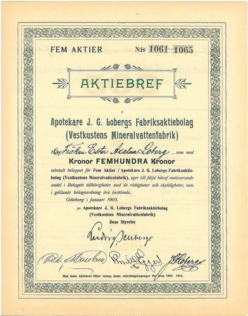 Apotekare J.G. Lobergs Fabriks AB