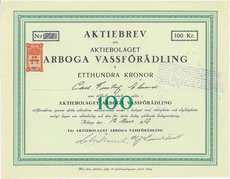 Arboga Vassförädling, AB
