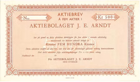 Arndt AB , J.E.