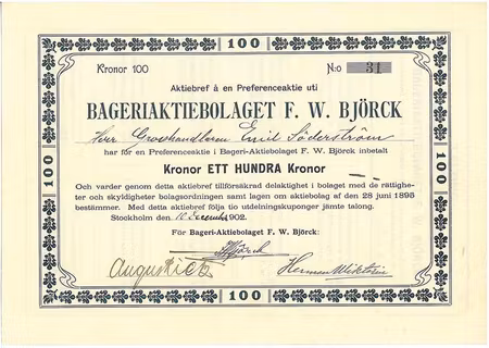 Bageri AB F.W. Björk