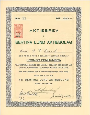 Bertina Lund AB