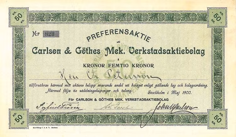 Carlson & Göthes Mekaniska Verkstads AB