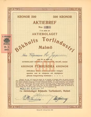 Bökhults Torfindustri Malmö AB