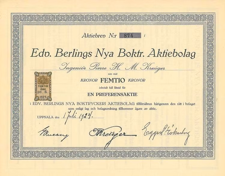 Edv. Berglings Nya Boktryckeri