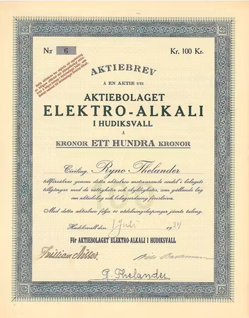 Elektro-Alkali i Hudiksvall
