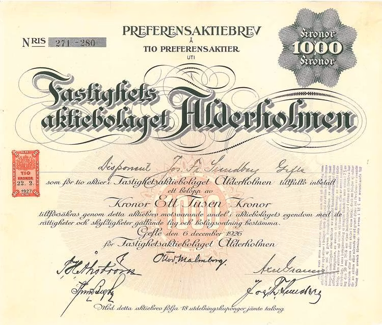 Fastighets AB Alderholmen