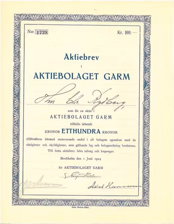 Garm, AB
