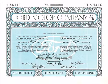 Ford Motor Company AB, 1966
