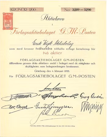 Förlags AB G.M.-Posten