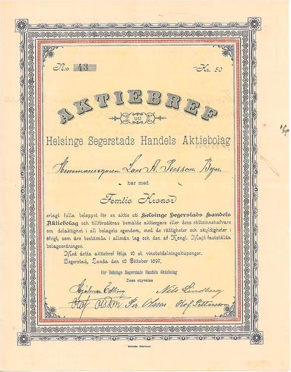 Helsinge Segerstads Handels AB