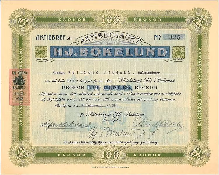 HJ. Bokelund, AB