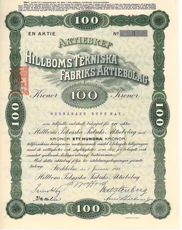 Hillboms Tekniska Fabriks AB