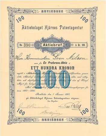 Hjärnes Patentagentur, AB