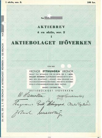 Iförverken, AB, 100 kr