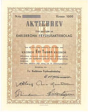 Karlskrona Frysprodukter AB