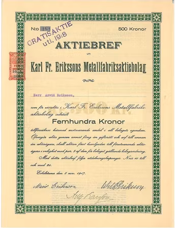 Karl Fr. Erikssons Metallfabriks AB