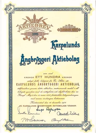 Karpalunds Ångbryggeri